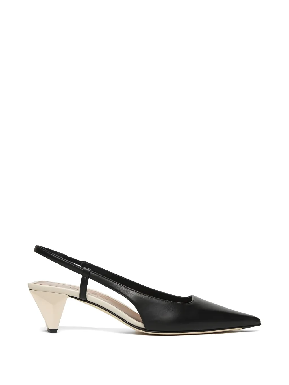 3juin Pointed-toe Slingback Pumps In Black