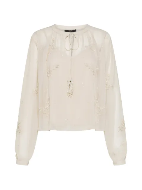 Seventy floral-embellished blouse