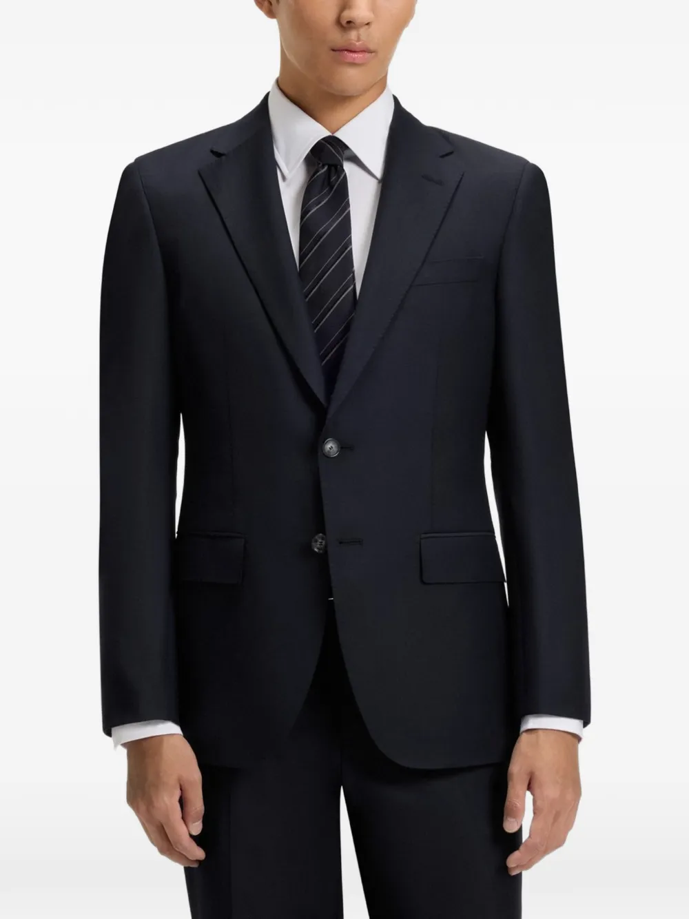 BOSS Blazer met knopen Blauw