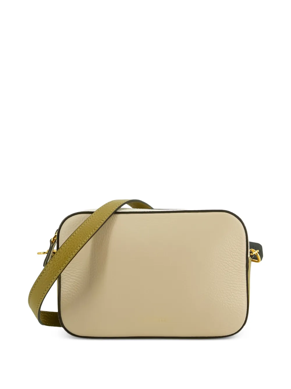 Coccinelle small Tebe textured cross body bag - Toni neutri