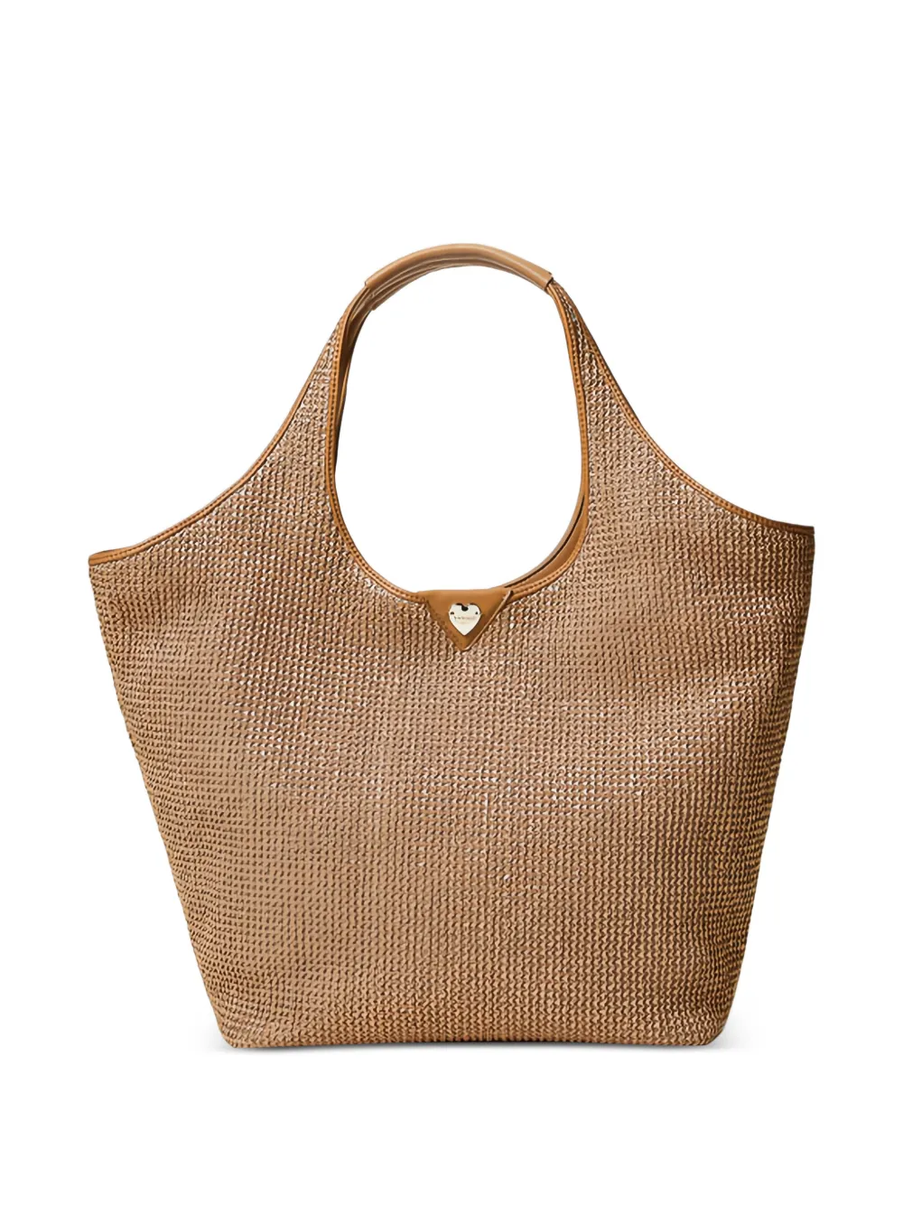 TWINSET faux-straw tote bag - Toni neutri