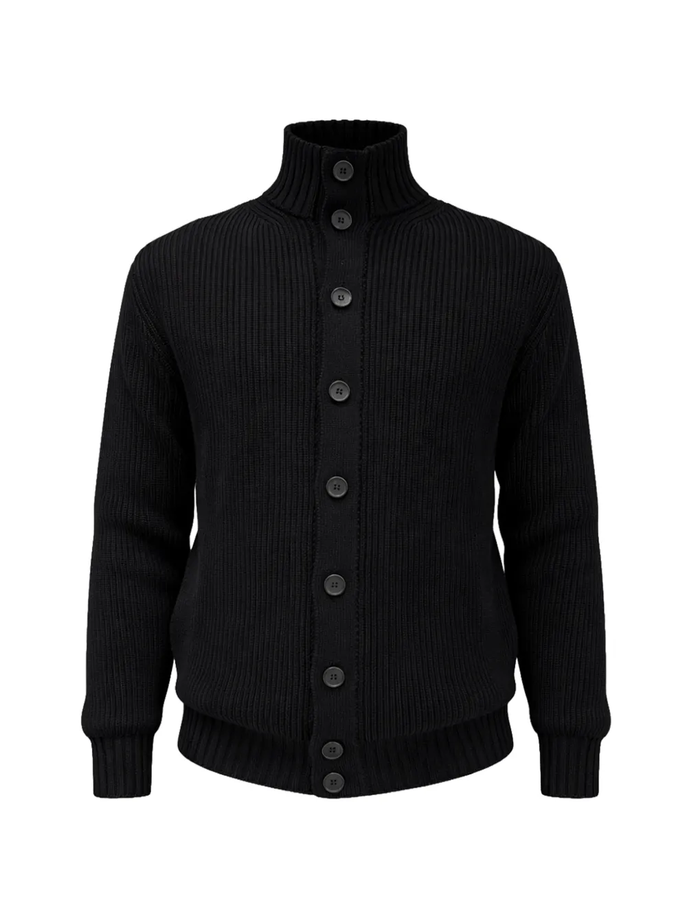 Filippo De Laurentiis Cardigan Fisherman a coste - Nero