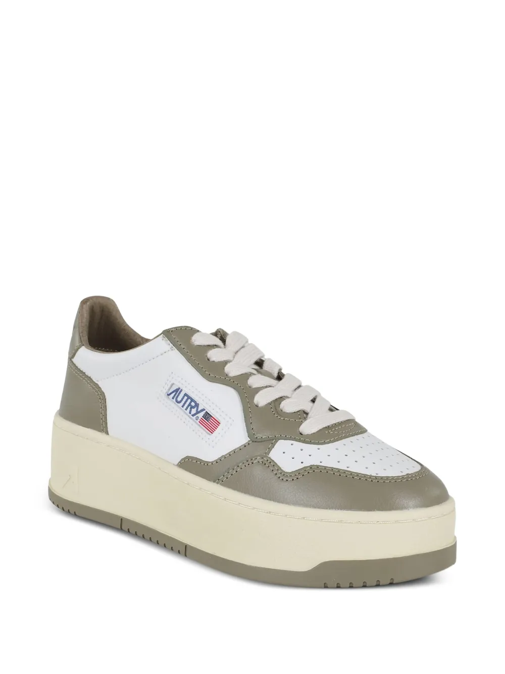 Autry platform-heel sneakers Wit