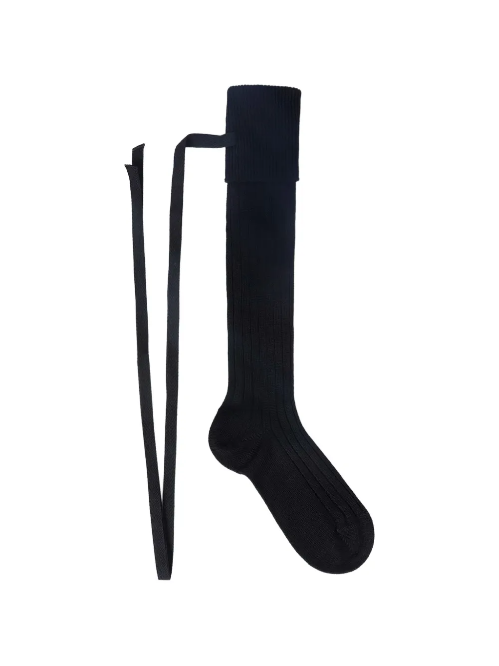Ann Demeulemeester Calzini a coste - Nero