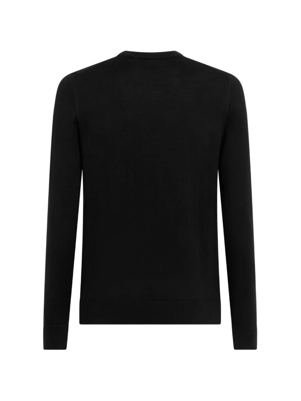  Alpha Studio Jersey Con Cuello Redondo - Negro 
