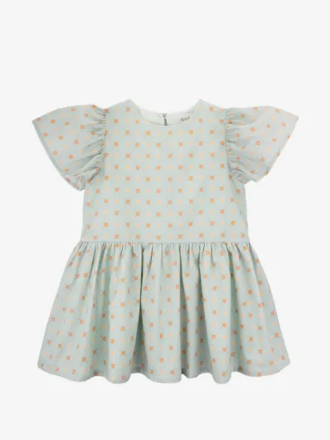 Knot Micaela ruffled floral dress