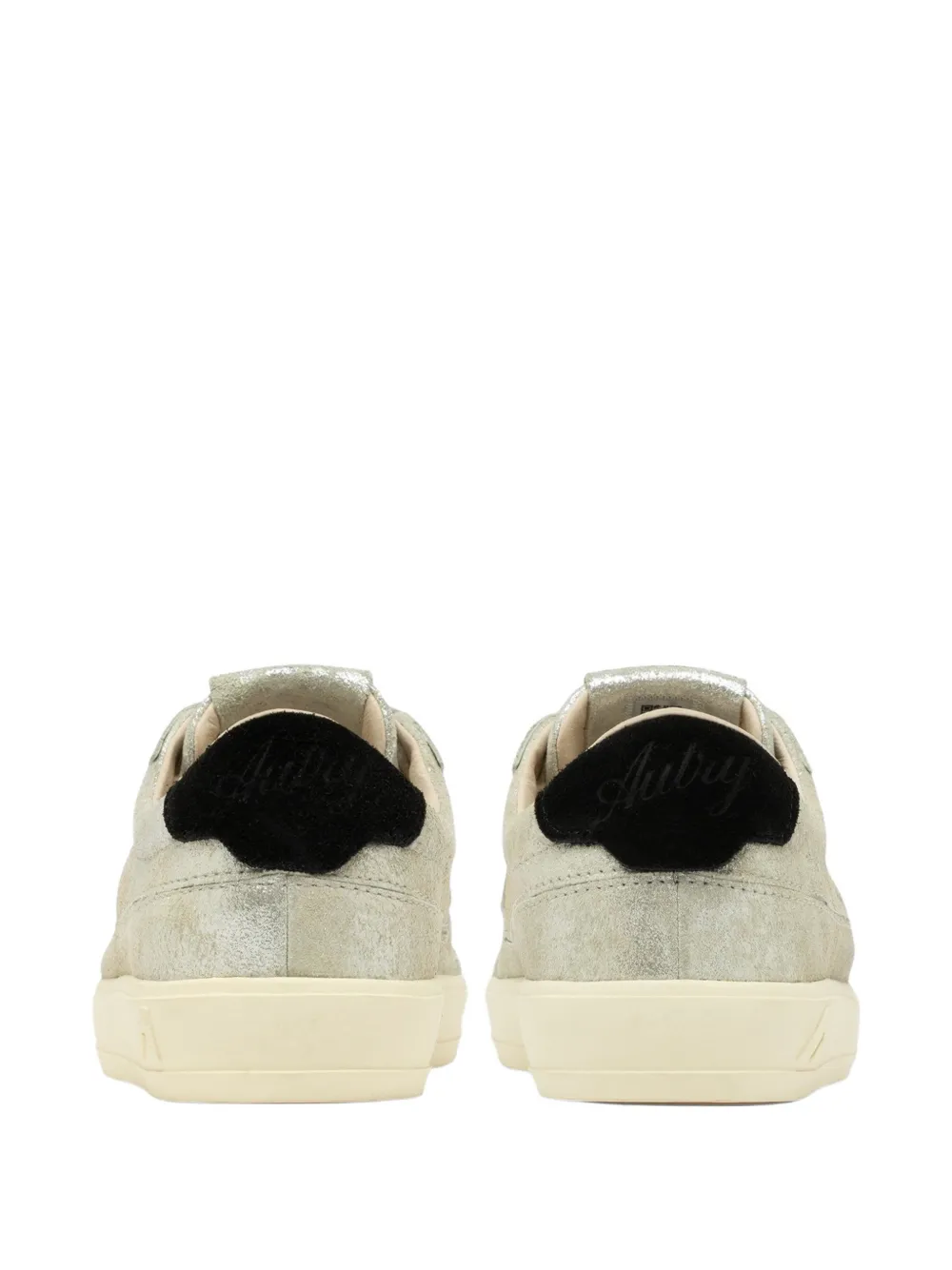 Autry Sneakers met suède vlakken Zilver