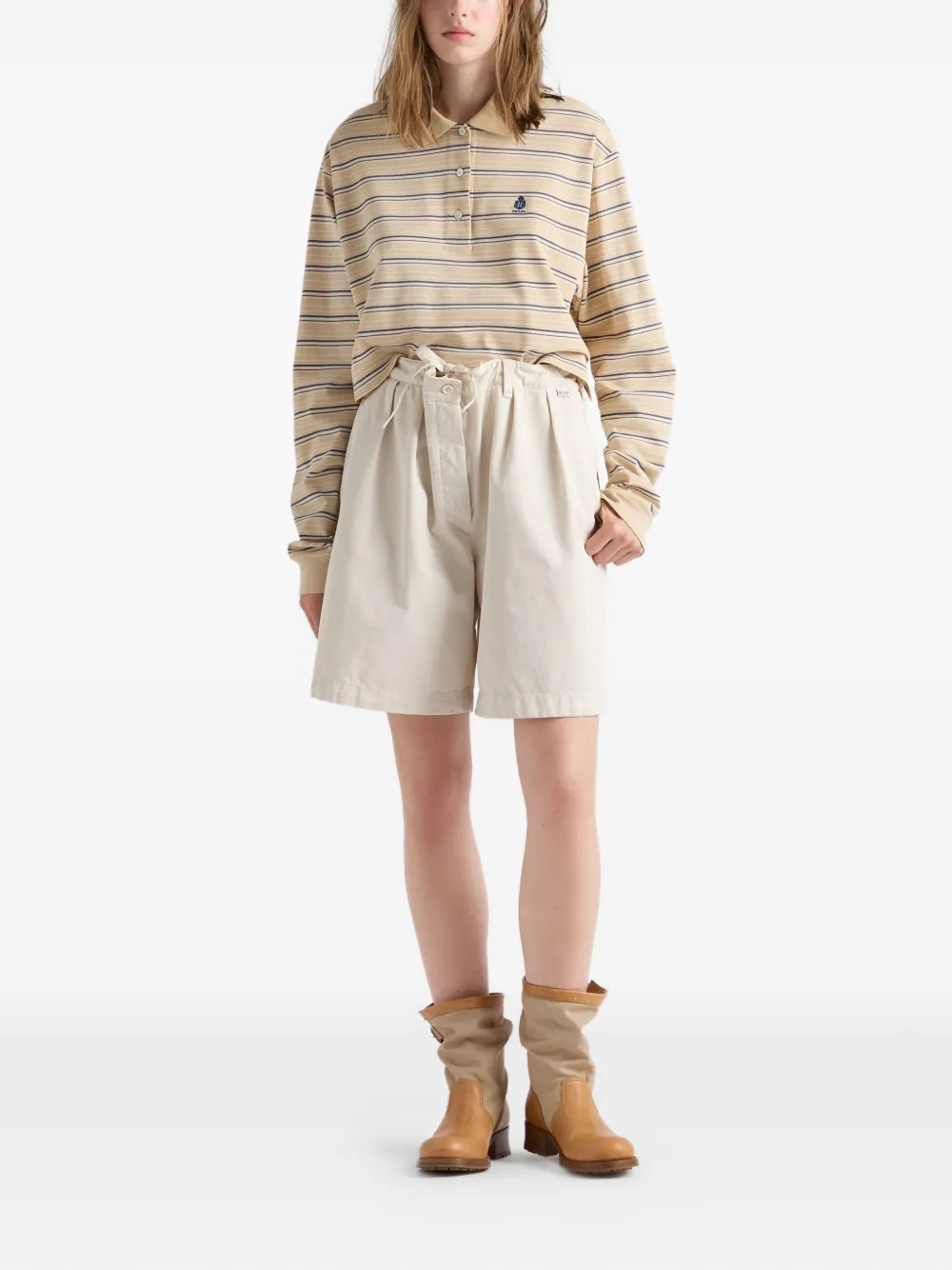 Prada Piqué poloshirt Beige