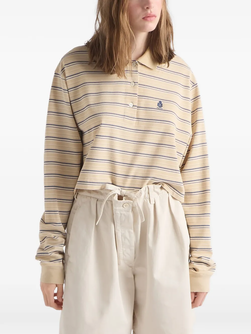 Prada Piqué poloshirt Beige