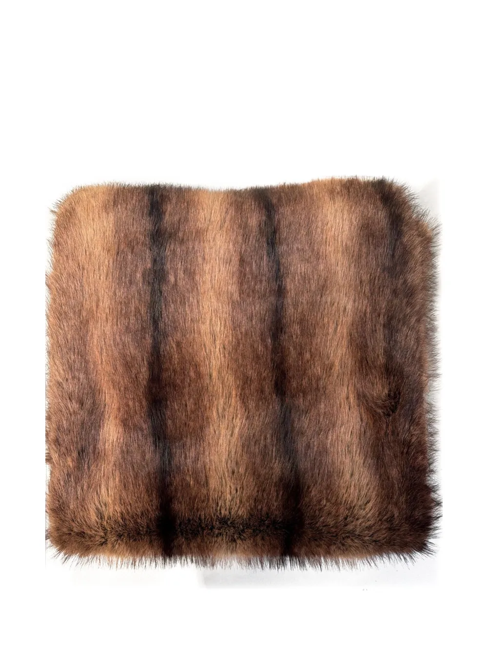 Blanca Vita faux-fur stole - Marrone