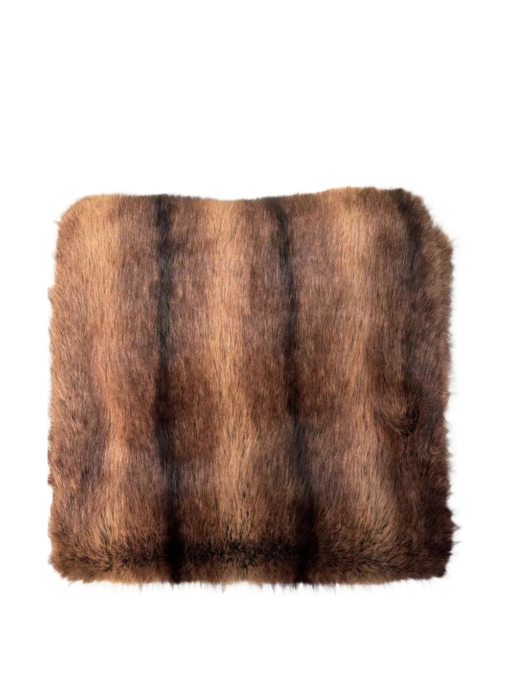 Blanca Vita faux-fur stole - Marrone