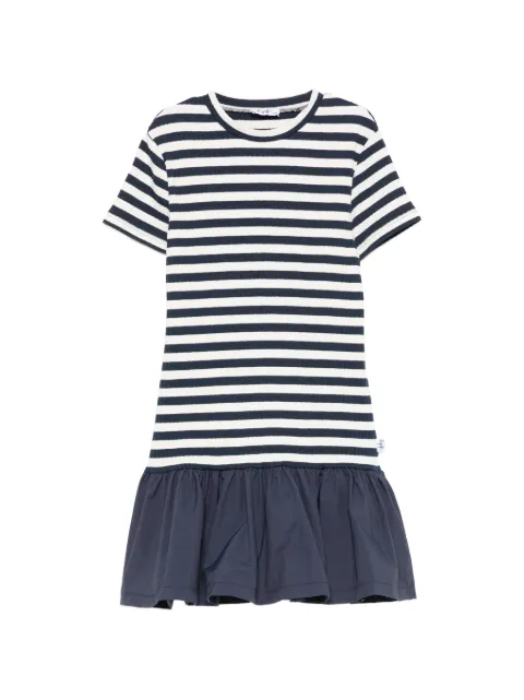 Il Gufo striped ruffled dress