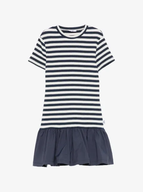 Il Gufo striped ruffled dress
