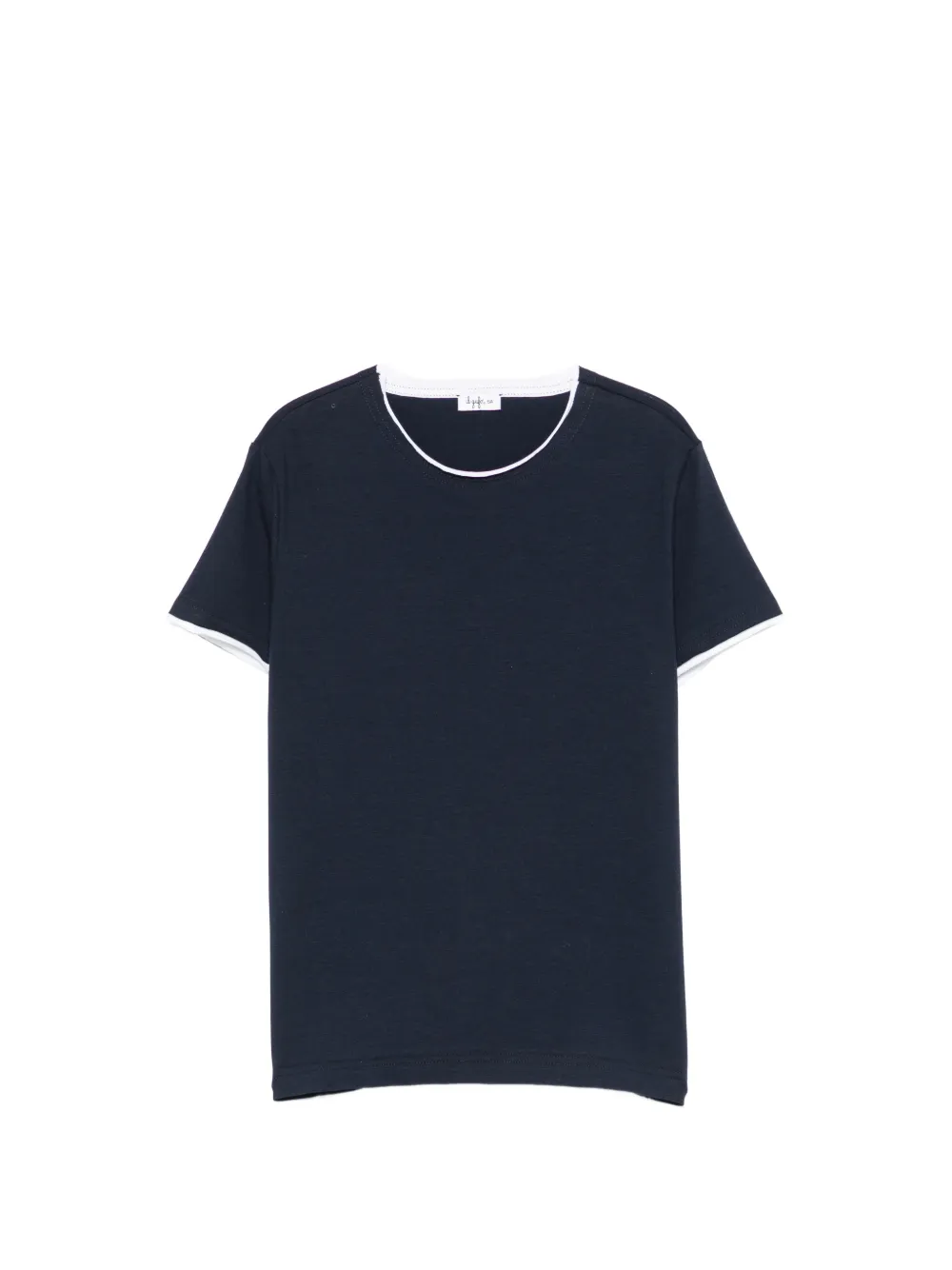 Il Gufo contrast-trim T-shirt - Blu