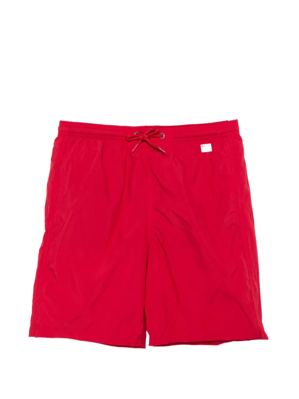 MC2 Saint Barth Kids Jean logo-patch swim shorts - Rosso