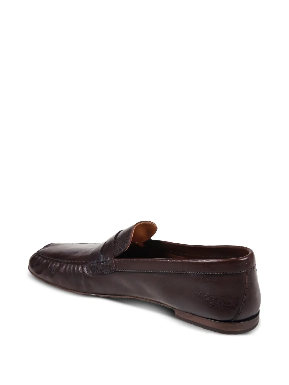 Alberto Fasciani Loafers met penny-detail Bruin