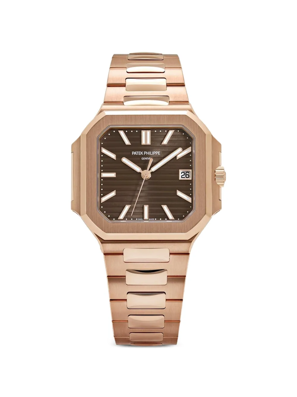 Patek Philippe Pre-Owned 2026 unworn Cubitus 7128/1R-001 40mm watch - Marrone