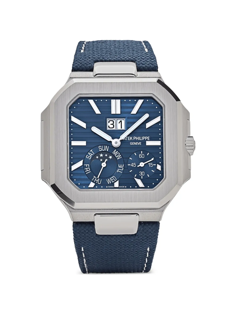 Patek Philippe Pre-Owned 2024 Cubitus 5822P-001 45mm watch - Blu