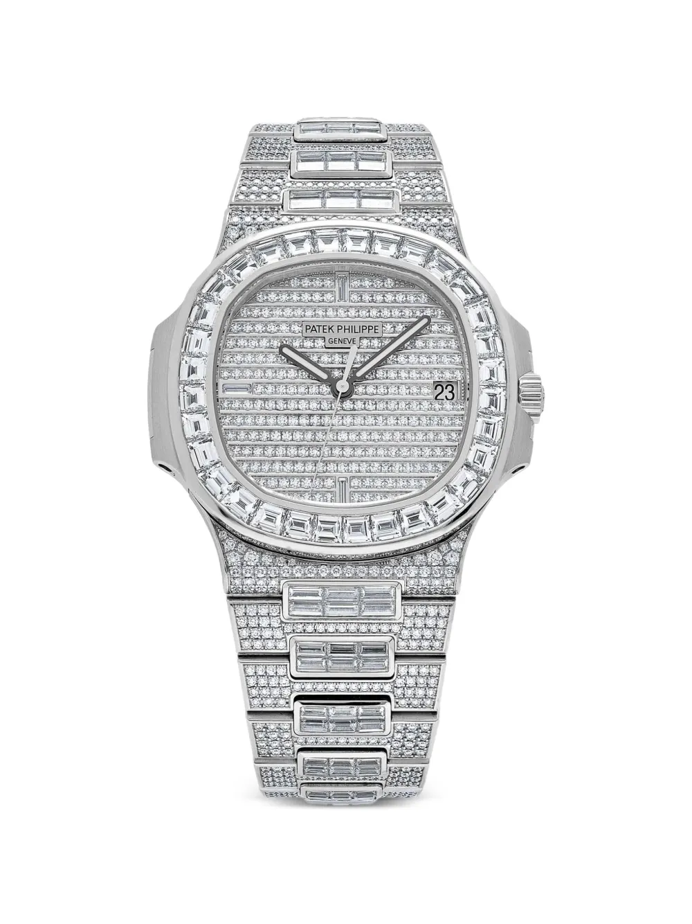 Patek Philippe Pre-Owned Nautilus 40mm watch - Argento