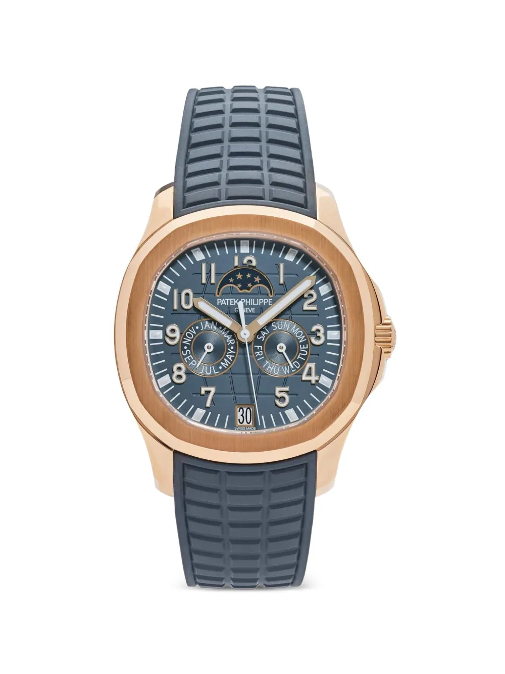 Patek Philippe Pre-Owned 2025 unworn Aquanaut Luce 5261R-001 40mm watch - Blu