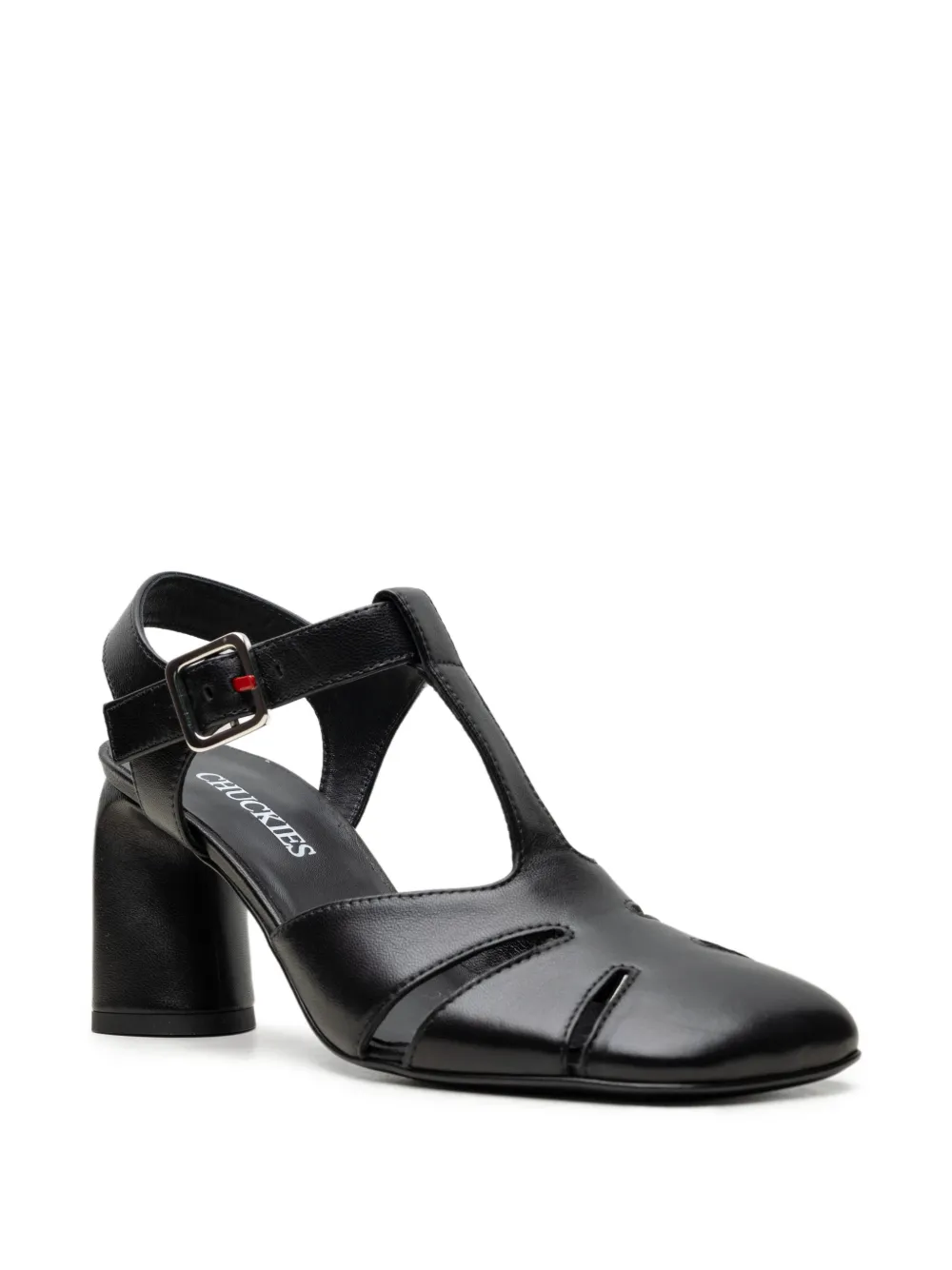 CHUCKIES T-bar buckle sandals Zwart