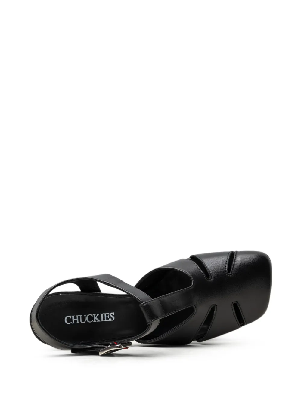 CHUCKIES T-bar buckle sandals Zwart