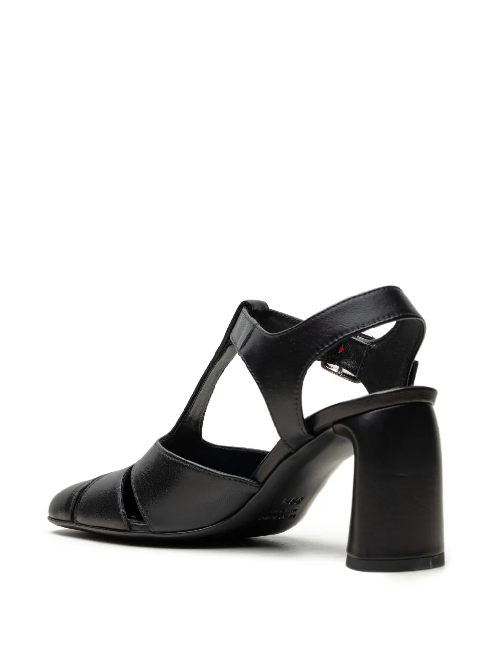CHUCKIES T-bar buckle sandals Zwart