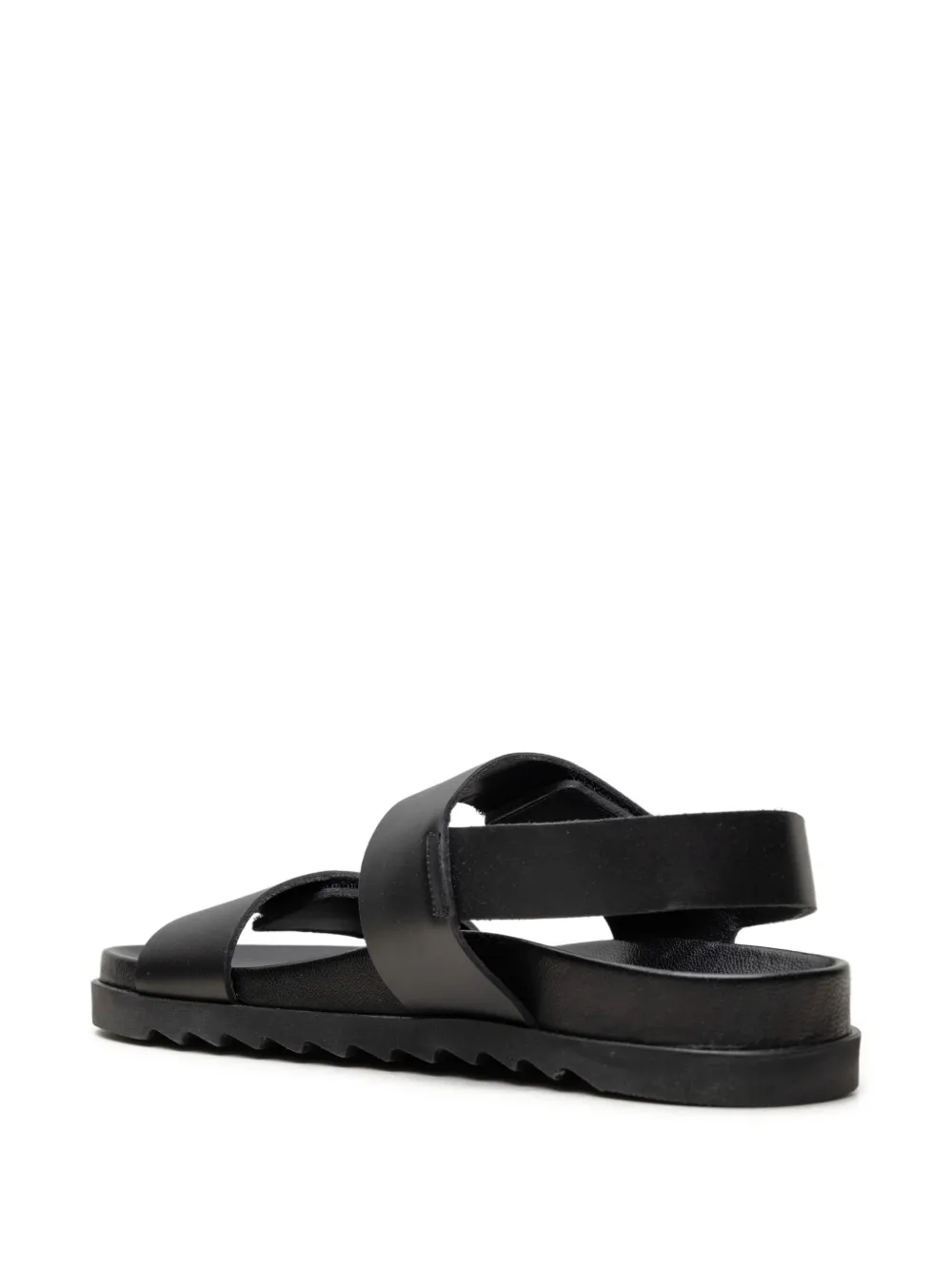 CHUCKIES touch-strap sandals Zwart