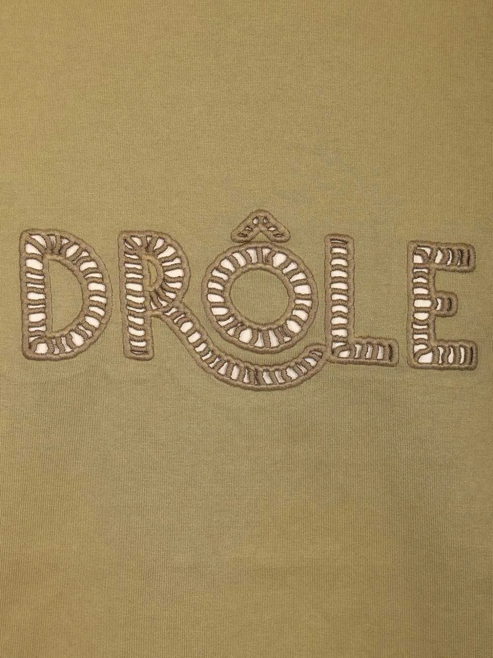 Drôle De Monsieur Ajouré T-shirt Groen
