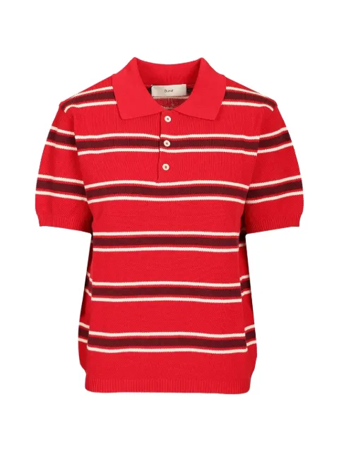 DUNST striped polo shirt