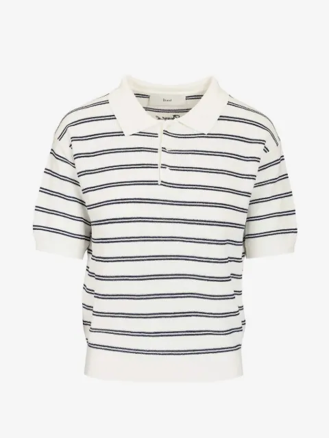 DUNST playera tipo polo con rayas