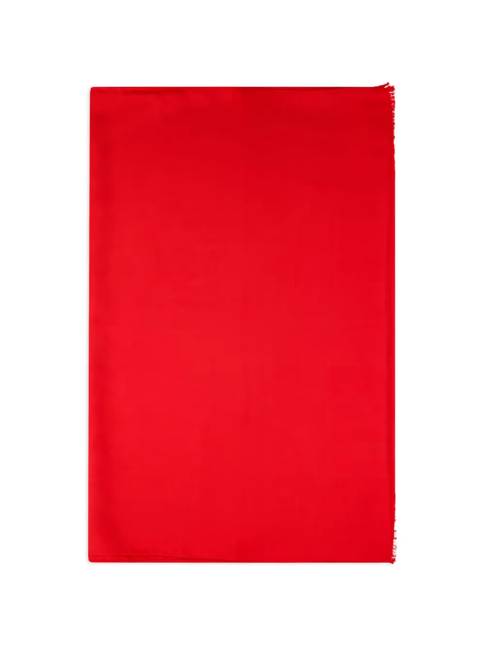 Max Mara fringed scarf - Red