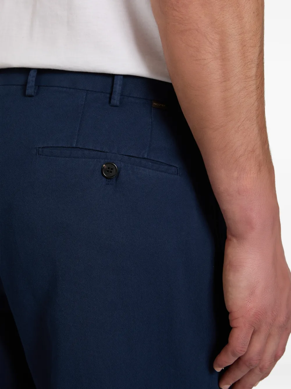 slowear Plooibroek met toelopende pijpen Blauw