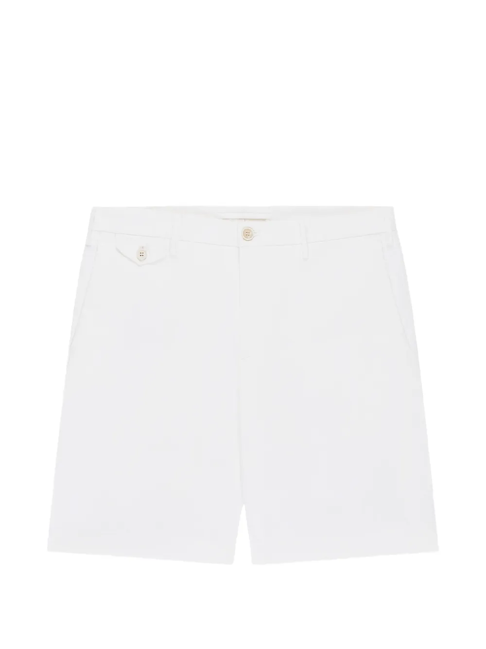 slowear flap-detail shorts - Bianco