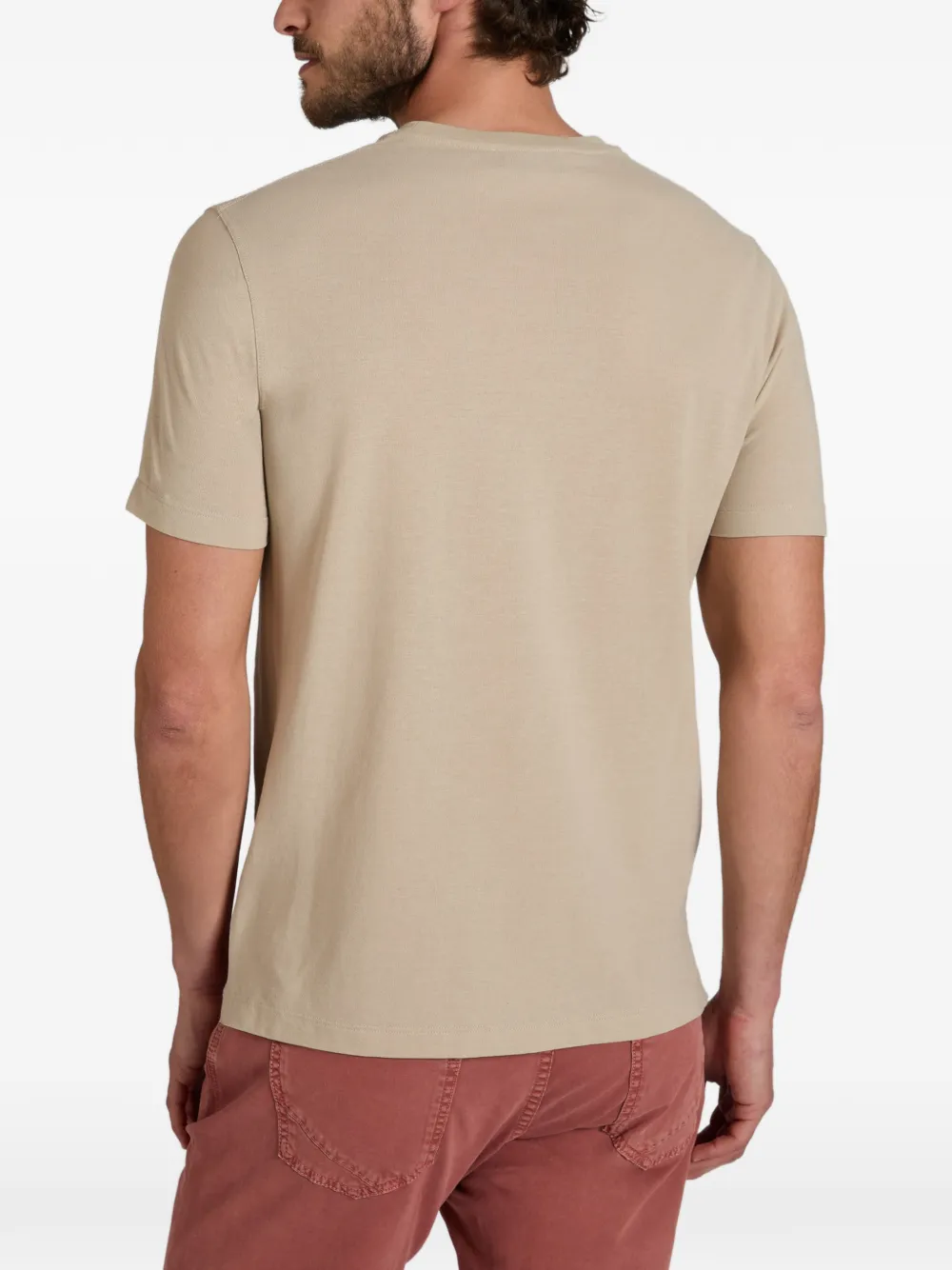 slowear T-shirt met ronde hals Beige