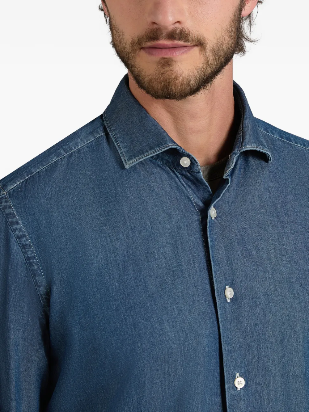 slowear Denim overhemd Blauw