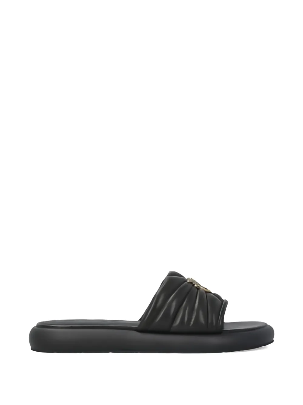 PINKO Fiona leren slip-on sandalen Zwart