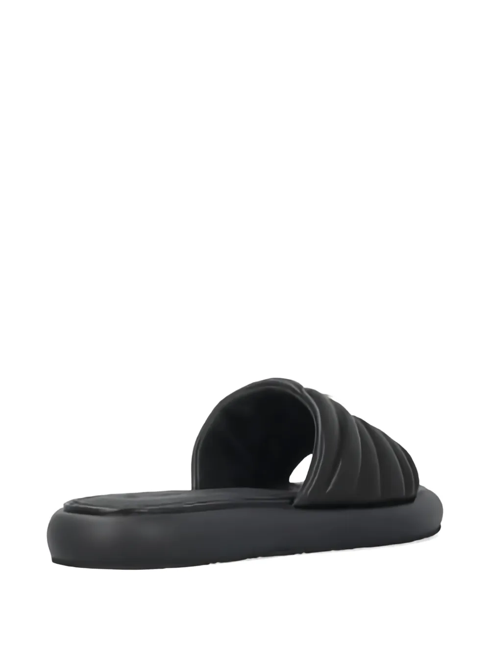 PINKO Fiona leren slip-on sandalen Zwart