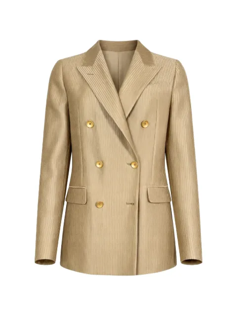 Tagliatore blazer con rayas diplomáticas estampadas y doble botonadura