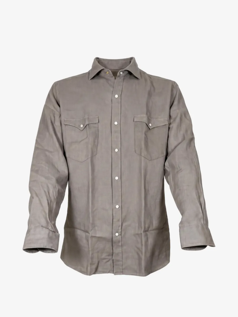 Guglielminotti chest-pocket shirt | Grey | Image 1