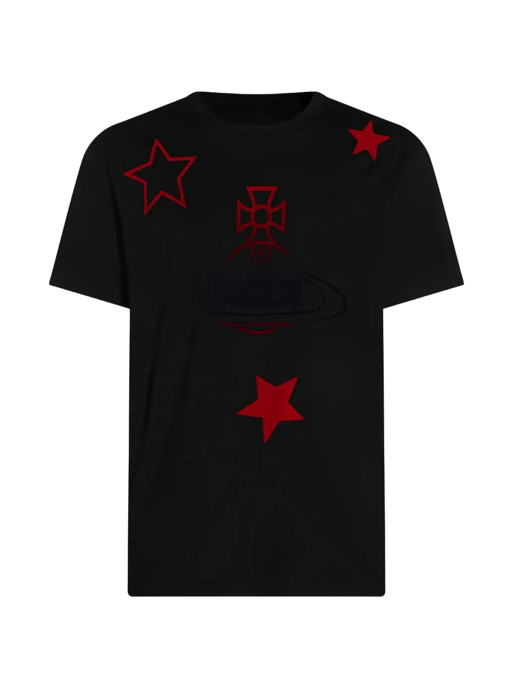 Vivienne Westwood star graphic T-shirt - Nero