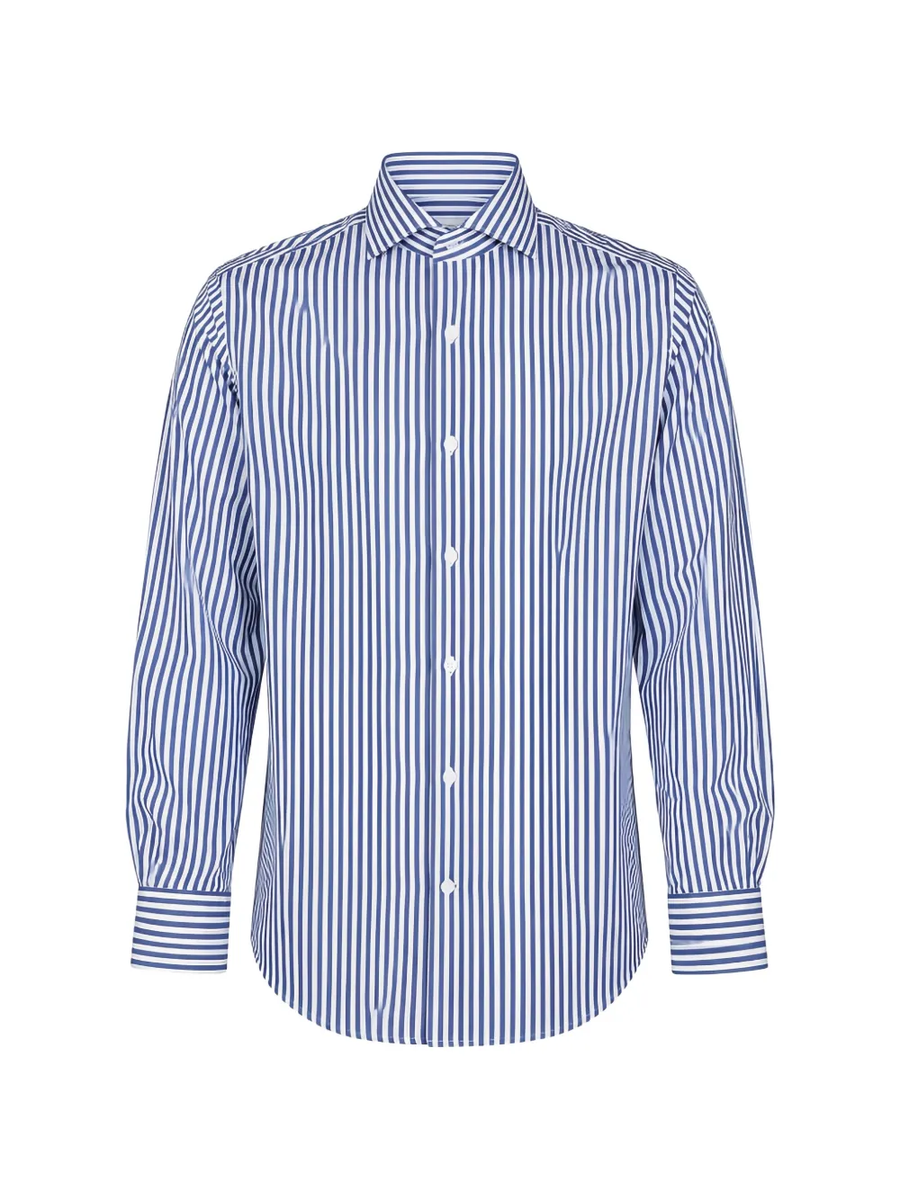 Guglielminotti striped long-sleeved shirt - Blu