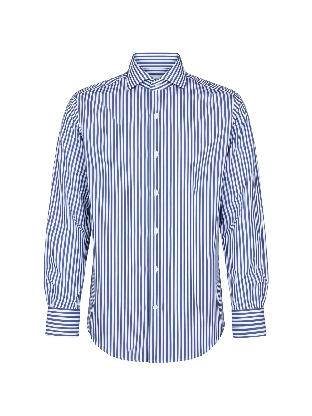 Guglielminotti striped long-sleeved shirt - Blu