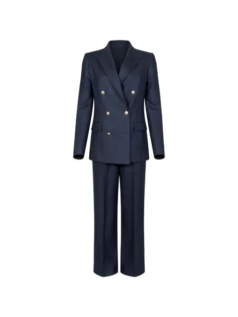 Tagliatore double-breasted peak-lapel suit