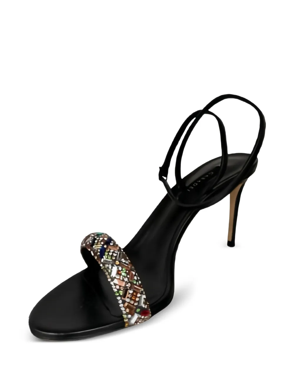 Casadei embellished wrap-around sandals Zwart