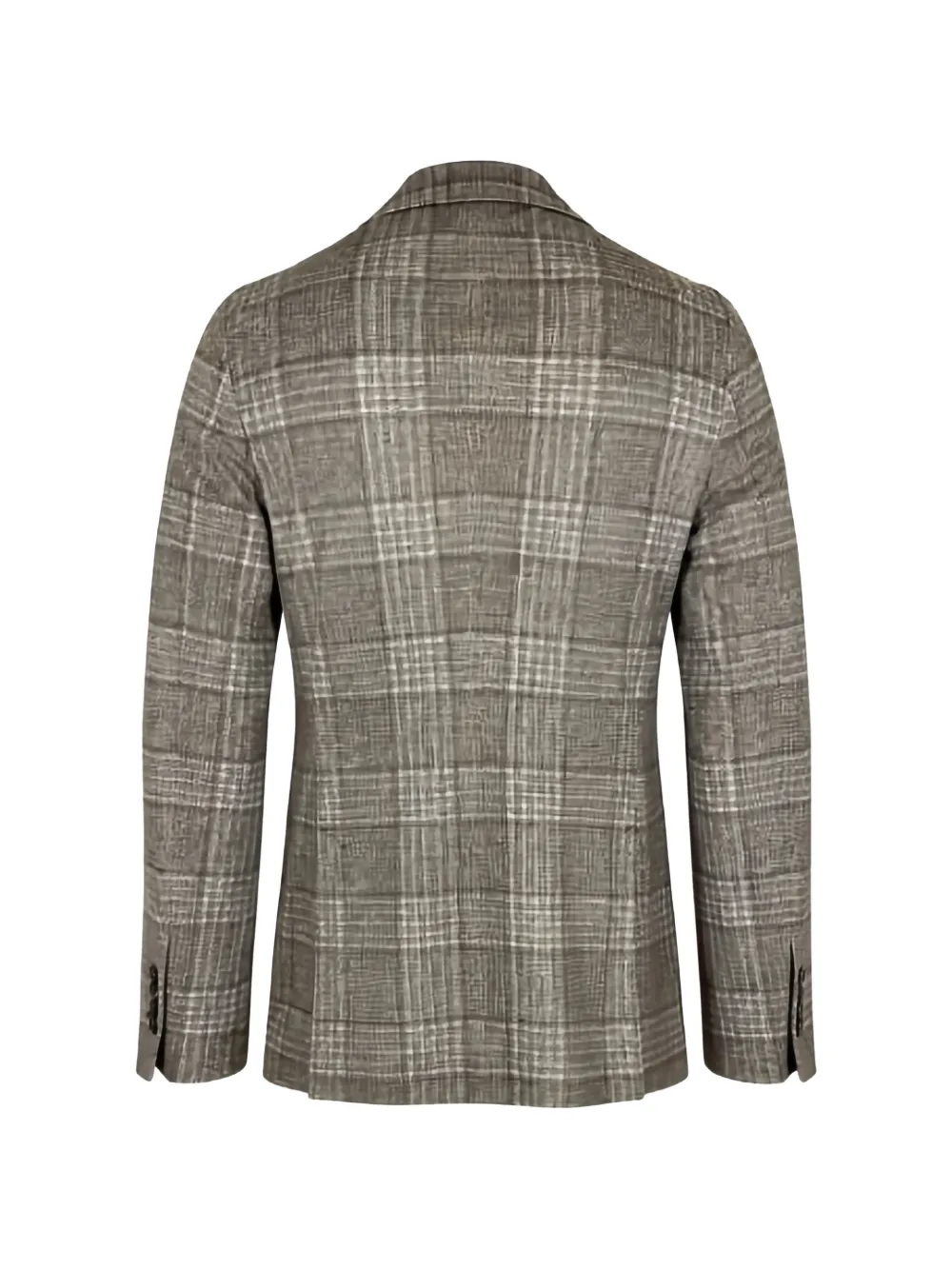 Circolo 1901 Geruite blazer met enkele rij knopen Beige