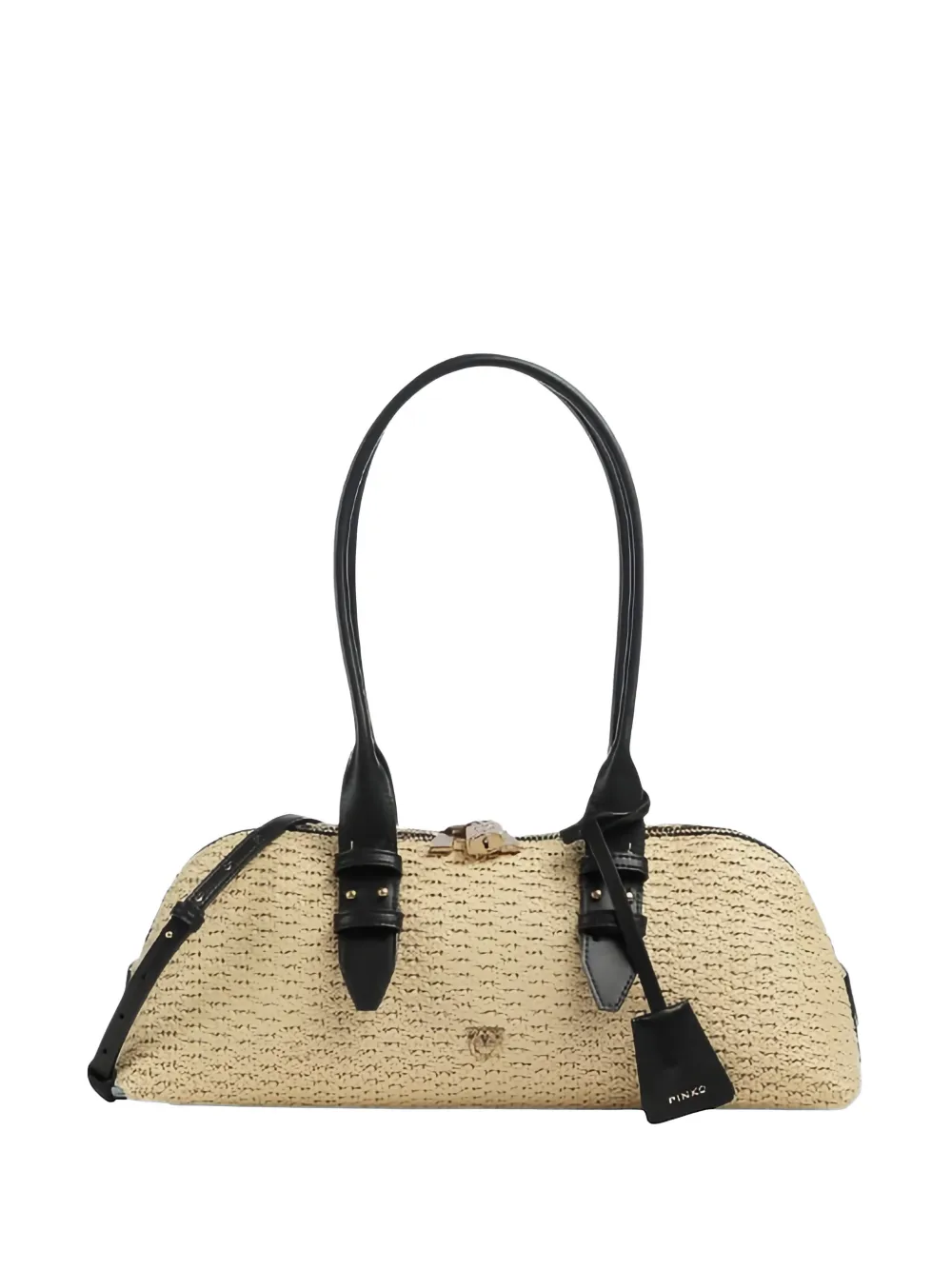 PINKO logo-detail shoulder bag - Toni neutri