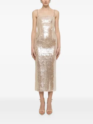 marlo midi dress Marlo Beaded Halter Midi Small