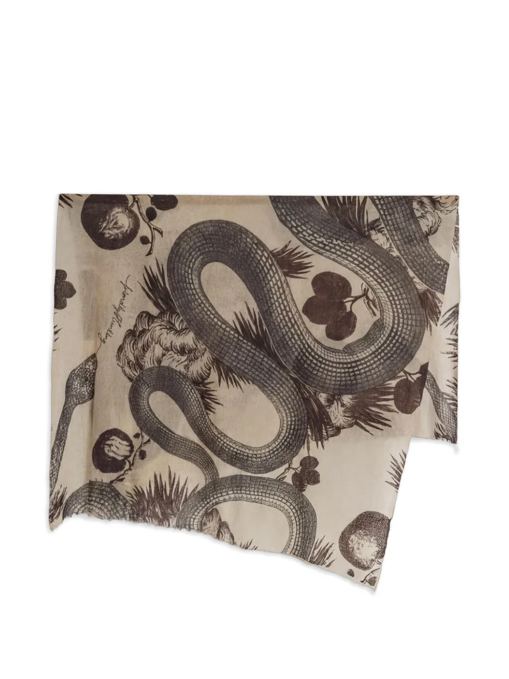 Friendly Hunting Garden Eden cashmere scarf - Toni neutri