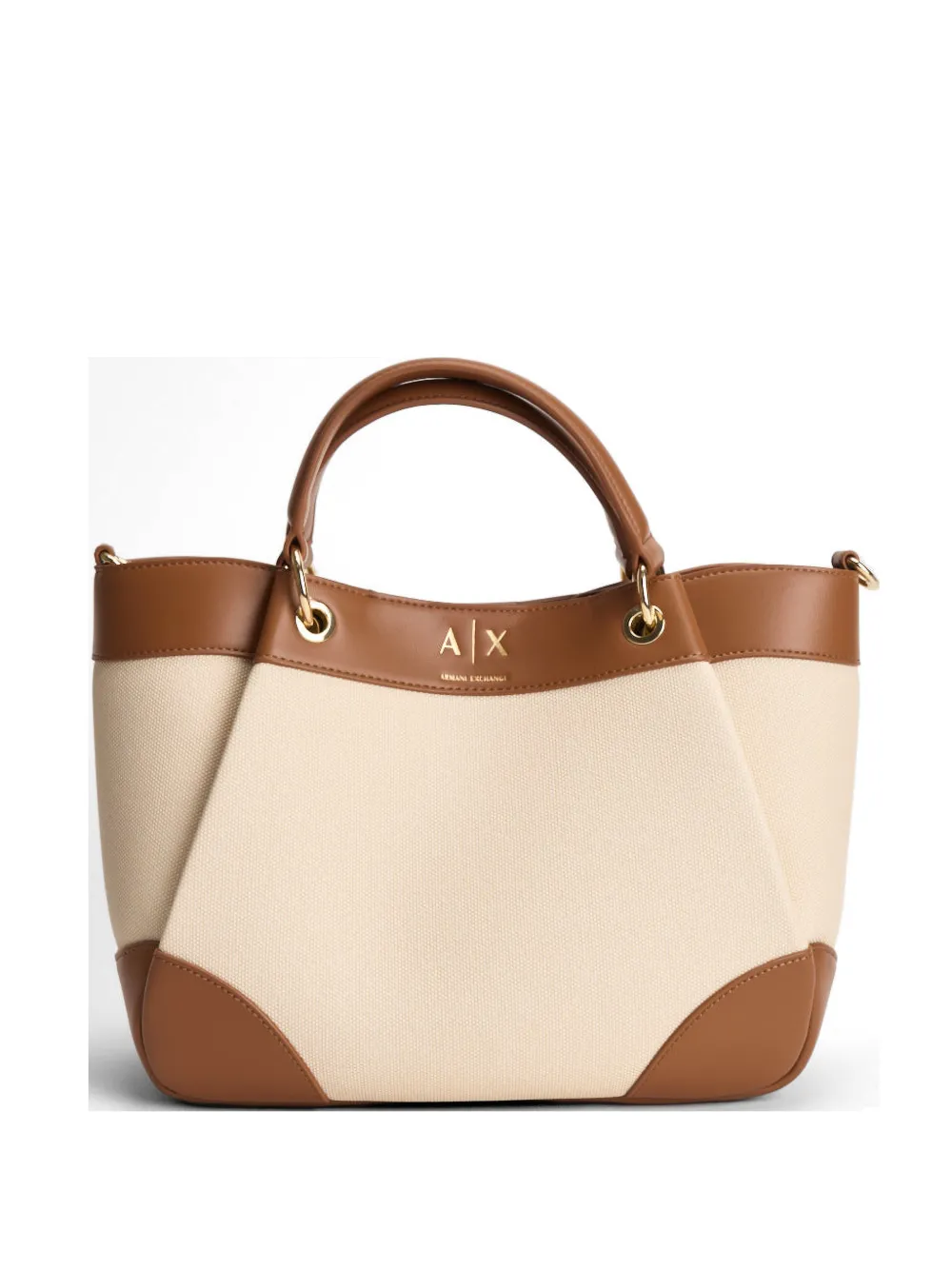 Armani Exchange top-handle shoulder bag - Toni neutri